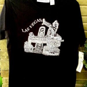 Victoria Jones Woman Black Graphic Tee